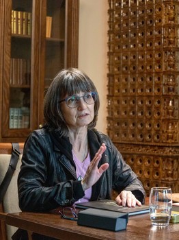 Susitikimas su austrų rašytoja Karin Peschka