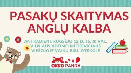 Pasakų skaitymas anglų kalba!