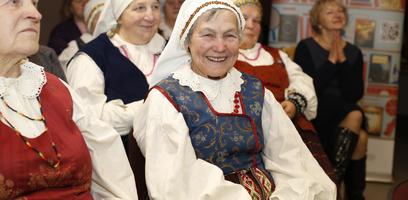 Bibliotekoje nuaidėjo dzūkiškos dainos 