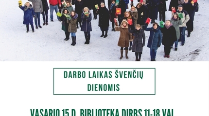 Darbo laikas švenčių dienomis