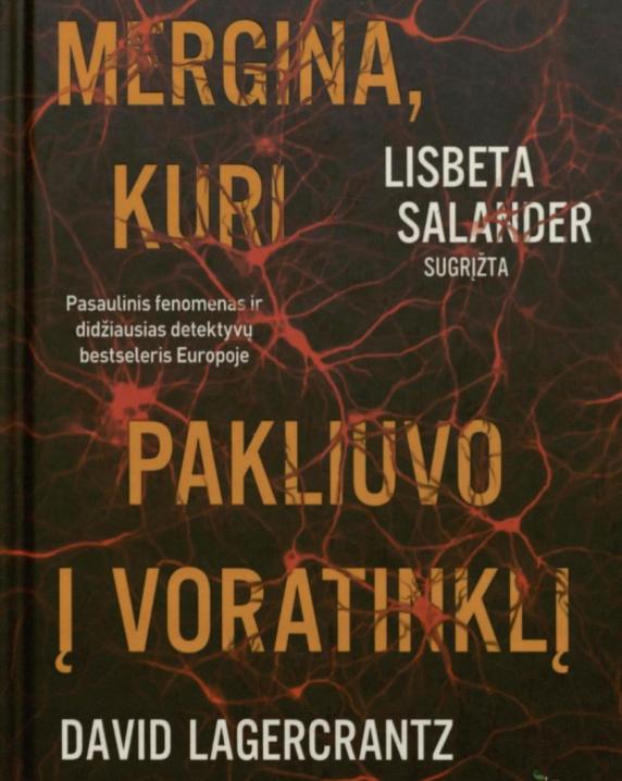 Mergina, kuri pakliuvo į voratinklį