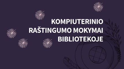 Atnaujinti kompiuterinio raštingumo mokymai mūsų bibliotekoje 