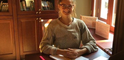 Skaitytojo kertelė. Studentė Lara, kuriai patinka tyla Retų spaudinių skaitykloje