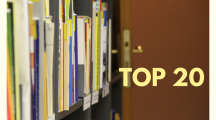 TOP 20 knygų bibliotekoje šiandien