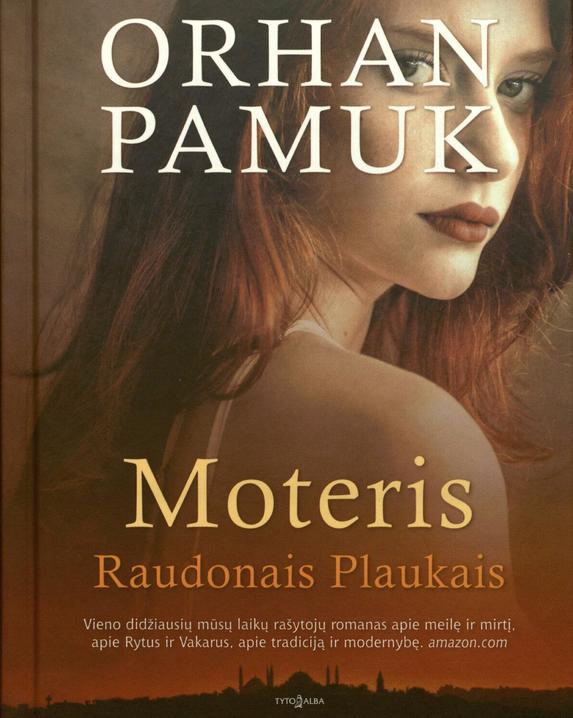 Moteris raudonais plaukais