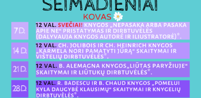 Atšaukiami suplanuoti renginiai