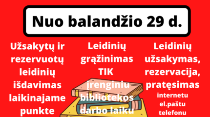 Pritarta bibliotekų veiklos atnaujinimui