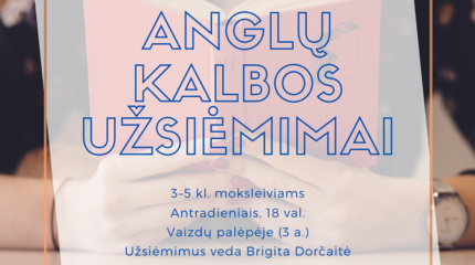 Kviečiam vaikus anglų kalbos mokytis smagiai