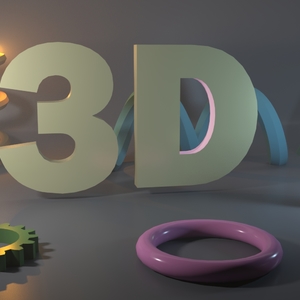 3D (erdvinės geometrinės figūros)