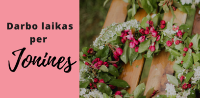 Darbo laikas per Jonines