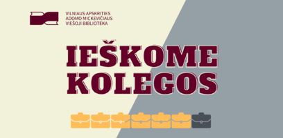 Skelbiamas konkursas į Regiono bibliotekų metodikos ir vadybos centro vadovo pareigas