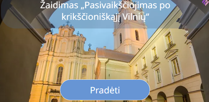 Viktorina „Pasivaikščiojimas po krikščionišką Vilnių“