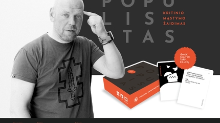 Lietuvos bibliotekose jau pasirodė kritinio mąstymo žaidimas „Populistas“