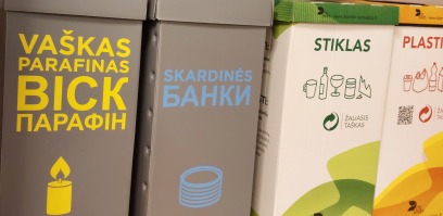 Į biblioteką galima atnešti žaliavų apkasų žvakėms