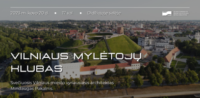 Bibliotekoje kuriamas Vilniaus mylėtojų klubas