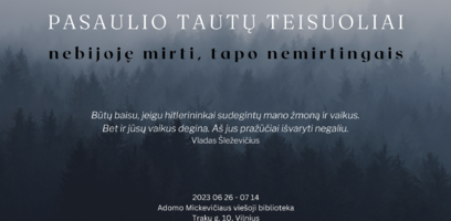 Pagerbsime Pasaulio tautų teisuolius