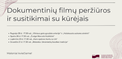 Kviečiame į režisieriaus Justino Lingio dokumentinių filmų peržiūras