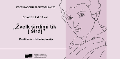 Kviečiame paminėti Adomo Mickevičiaus 225-ąjį jubiliejų