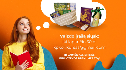 Dalyvauk Knygos pristatymo konkurse