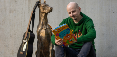 „Metai su knyga“ pristato vaikų skaitymo ambasadorių Virgį Šidlauską