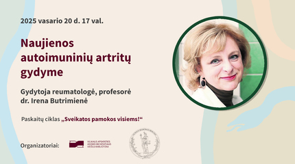Tęsiasi paskaitų apie sveikatą ciklas