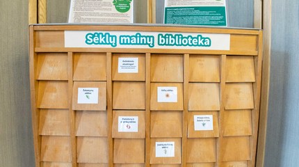 Augalų sėklų mainų biblioteka