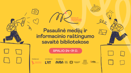 Medijų ir informacinio raštingumo savaitė kviečia į renginius bibliotekose