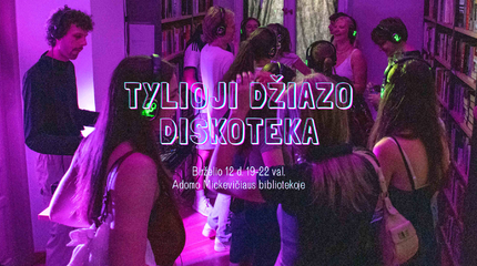 Kultūros nakties proga biblioteka kviečia... šokti