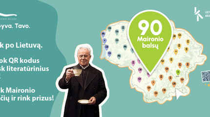 Startuoja projektas „90 Maironio balsų“: viena stotelė – mūsų bibliotekoje