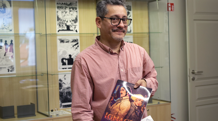 Komiksų skaitykloje – išskirtinė istorinio komikso iliustracijų paroda