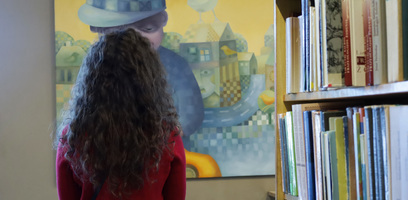 Spalio mėnesio meno parodos bibliotekoje