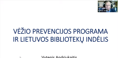 Vėžio prevencijos programa ir Lietuvos bibliotekų indėlis