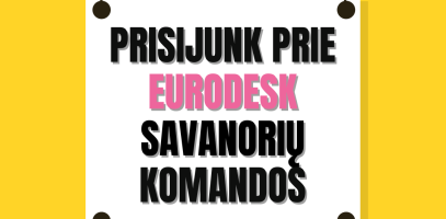 „Eurodesk Lietuva“ kviečia savanoriauti 