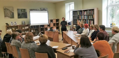 Švenčionių rajono savivaldybės viešojoje bibliotekoje vyko mokymai „Edukacinė veikla...