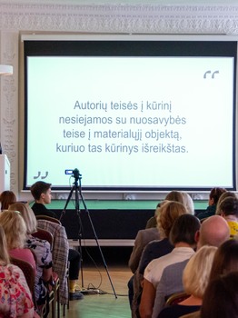 Įvadinis seminaras-konferencija „Bibliotekos – autorystės ambasados“