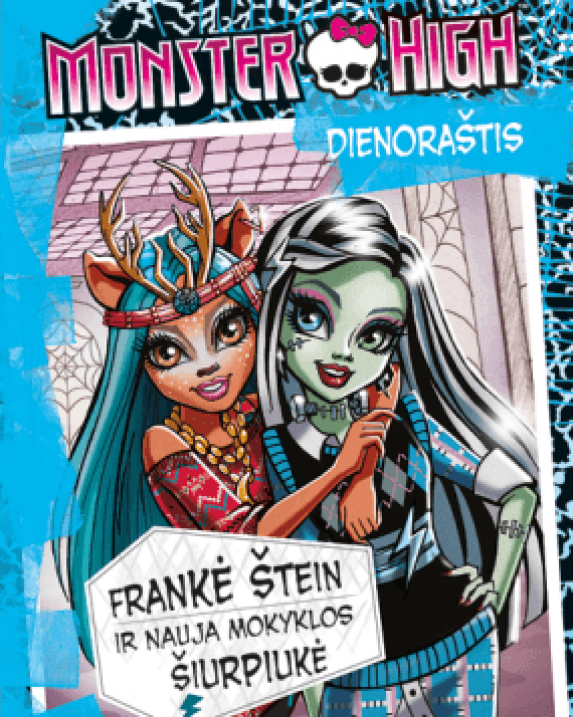 Monster High. Dienoraštis. Frankė Štein ir nauja mokyklos šiurpukė