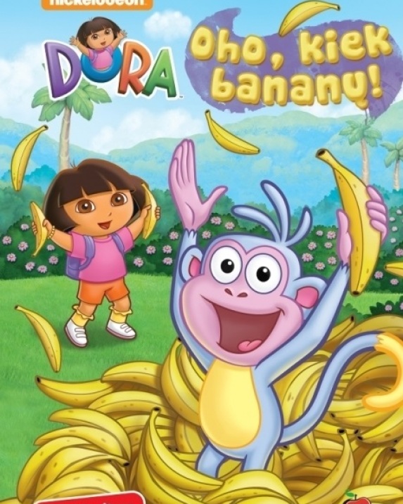 Dora. Oho, kiek bananų!
