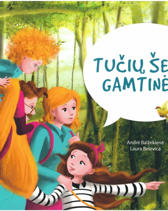 Tučių šeima gamtinėja