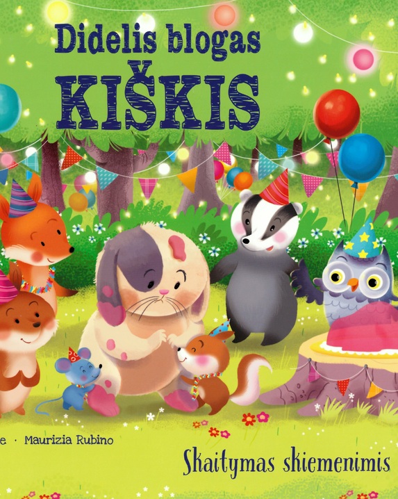 Didelis blogas kiškis. Skaitymas skiemenimis