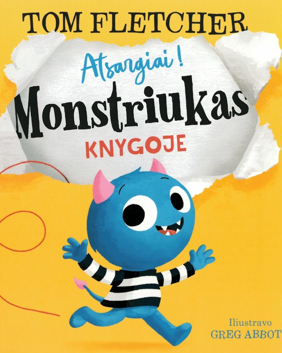 Atsargiai! Monstriukas knygoje