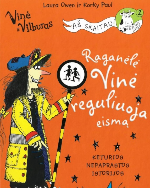 Raganėlė Vinė reguliuoja eismą