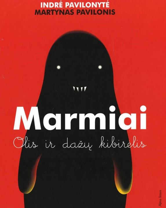 Marmiai. Olis ir dažų kibirėlis.