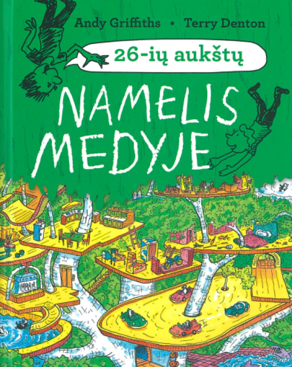 26-ių aukštų namelis medyje
