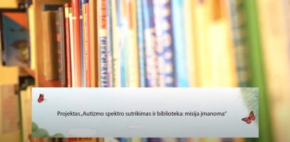 Su edukacija „Skaitome bibliotekoje“ supažindinantis filmukas