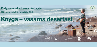 Skaitymo iššūkis „Vasara su knyga“ jau visai netrukus!
