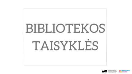 Bibliotekos taisyklės