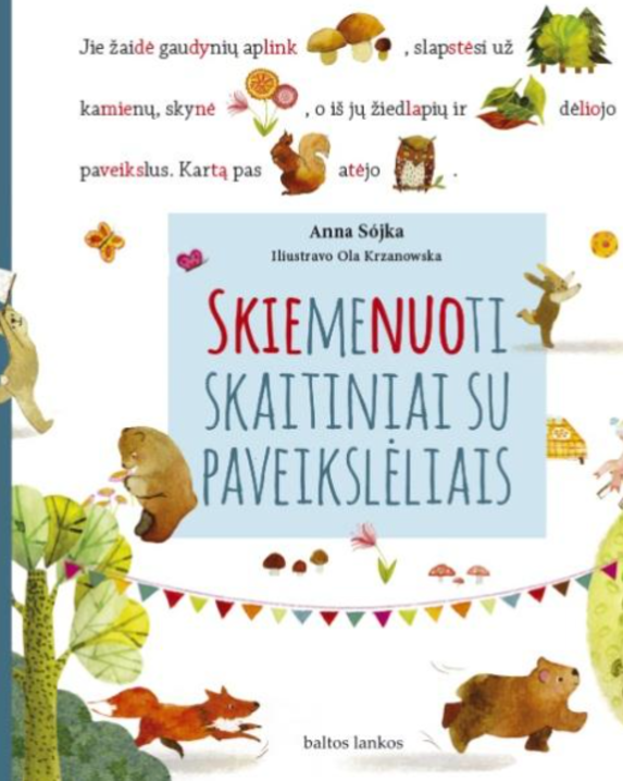 Skiemenuoti skaitiniai su paveikslėliais