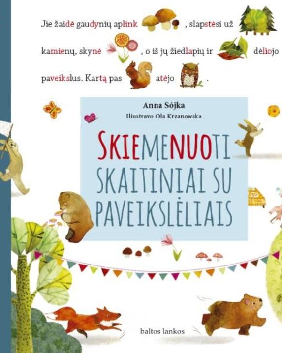 Skiemenuoti skaitiniai su paveikslėliais