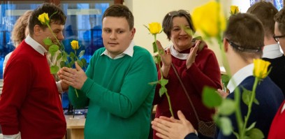 Kūrybinėje laboratorijoje įvyko jaukus tapybos parodos „Žiema“ atidarymas