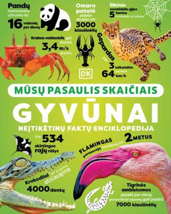 Mūsų pasaulis skaičiais. Gyvūnai: neįtikėtinų faktų enciklopedija